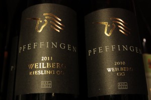 2010 und 2011 Pfeffingen Weilberg Riesling GG
