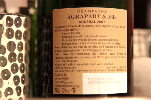 2016 Champagner des Jahres: Agrapart Mineral 2007